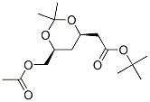 (4R-Cis)-6-[(acetyloxy methyl)]-2,2-dimethyl-1,3-dioxane-4-acetic acid,1,1-diemthyethyl ester Structure,1540426-95-6Structure