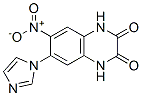 2,3-Quinoxalinedione, 1,4-dihydro-6-(1H-imidazol-1-yl)-7-nitro-, monohydrochloride Structure,154164-30-4Structure