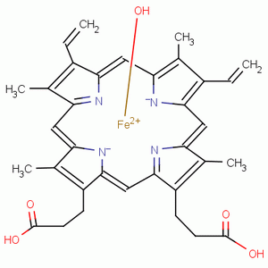 Hematin Structure,15489-90-4Structure