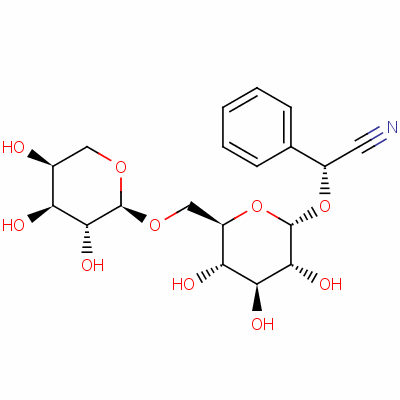 蠶豆氰苷結構式_155-57-7結構式