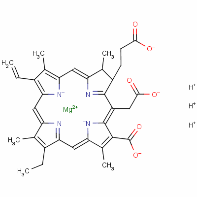 Magnesium chlorophyllin, 13-98 Structure,15611-43-5Structure