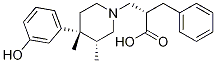 (R)-2-芐基-3-[(3R,4R)-4-(3-羥基苯基)-3,4-二甲基哌啶-1-基]丙酸(愛維莫潘中間體)結構式_156130-41-5結構式