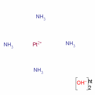 Tetraammineplatinum (Ⅱ) hydroxide n-hydrate Structure,15651-37-3Structure