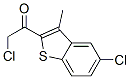 2-Chloro-1-(5-chloro-3-methylbenzo[b]thiophen-2-yl)ethan-1-one Structure,156801-47-7Structure