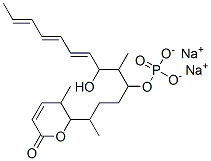 5,5-二氫-5-甲基-6-(1,5-二甲基-6-羥基-4-(磷?；趸?十三基-7,9,11-三烯)-2H-吡喃-2-酮鈉鹽結(jié)構(gòu)式_156856-30-3結(jié)構(gòu)式