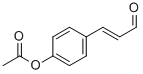 2-Propenal, 3-(4-(acetyloxy)phenyl)-,(2e) Structure,157096-53-2Structure