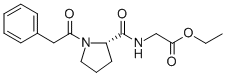 N-(1-(phenylacetyl)-l-prolyl)glycine ethyl ester Structure,157115-85-0Structure