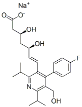 Sodium (3r,5s,6e)-7-[4-(4-fluorophenyl)-5-(hydroxymethyl)-2,6-diisopropyl-3-pyridinyl]-3,5-dihydroxy-6-heptenoate Structure,157199-28-5Structure