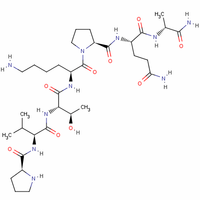 拉加肽結(jié)構(gòu)式_157476-77-2結(jié)構(gòu)式