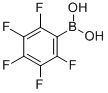 2,3,4,5,6-Pentafluorobenzeneboronic acid Structure,1582-24-7Structure