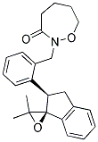 (3aS,8aR)-3-(4,5-去氫-2,3-二脫氧-2-(苯基甲基)-D-赤式-戊酮基)-3,3a,8,8a-四氫-2,2-二甲基-2H-茚并[1,2-d]惡唑結(jié)構(gòu)式_158512-24-4結(jié)構(gòu)式