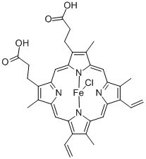 Hemin Structure,16009-13-5Structure