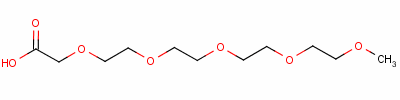 2,5,8,11,14-Pentaoxahexadecan-16-oic acid Structure,16024-66-1Structure