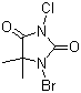 溴氯海因結(jié)構(gòu)式_16079-88-2結(jié)構(gòu)式