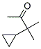 2-Butanone, 3-cyclopropyl-3-methyl-(9ci) Structure,161236-98-2Structure