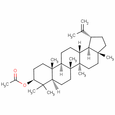 乙酸羽扇醇酯結(jié)構(gòu)式_1617-68-1結(jié)構(gòu)式