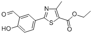 Ethyl 2-(3-formyl-4-hydroxyphenyl)-4-methyl thiazole-5-carboxylate Structure,161798-01-2Structure