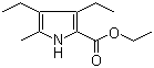 3,4-Diethyl-5-methylpyrrole-2-carboxylate Structure,16200-50-3Structure