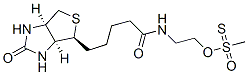 S-(2-{[5-(2-氧代六氫-1H-噻吩并[3,4-d]咪唑-4-基)戊酰]氨基}乙基)甲烷硫代磺酸酯結(jié)構(gòu)式_162758-04-5結(jié)構(gòu)式