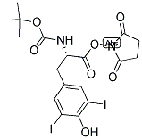 2,5-Dioxo-1-pyrrolidinyl 3,5-diiodo-n-{[(2-methyl-2-propanyl)oxy]carbonyl}-l-tyrosinate Structure,163679-35-4Structure