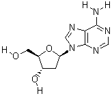 2-Deoxyadenosine monohydrate Structure,16373-93-6Structure