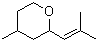 4- Methyl-2-(2-methylpropenyl)tertrahydro-2H-pyran Structure,16409-43-1Structure