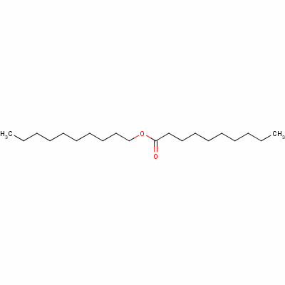 Decyl decanoate Structure,1654-86-0Structure