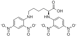 Nalpha,Nepsilon-Bis(2,4-dinitrophenyl)-L-lysine Structure,1655-49-8Structure