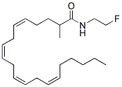 (5Z,8z,11z,14z)-n-(2-fluoroethyl)-2-methyl-5,8,11,14-icosatetraenamide Structure,166100-39-6Structure