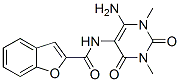 n-(6-氨基-1,2,3,4-四氫-1,3-二甲基-2,4-二氧代-5-嘧啶)-2,3-二氫-2-苯并呋喃羧酰胺結(jié)構(gòu)式_166115-82-8結(jié)構(gòu)式