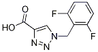 1-[(2,6-Difluorophenyl)methyl]-1h-1,2,3-triazole-4-carboxylic acid Structure,166196-11-8Structure