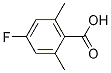 2,6-Dimethyl-4-fluorobenzoic acid Structure,16633-50-4Structure