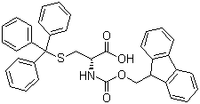 Fmoc-D-Cys(Trt)-OH Structure,167015-11-4Structure