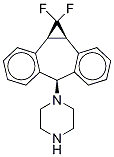 1,1-Difluorocyclopropane-1-dibenzosuberyl piperazine dihydrochloride Structure,167155-78-4Structure