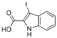 3-碘吲哚-2-羧酸結構式_167631-58-5結構式