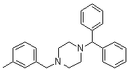 Des-chloro meclizine Structure,16896-82-5Structure