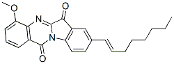 (9ci)-4-甲氧基-8-(1-辛烯基)-吲哚并[2,1-b]喹唑啉-6,12-二酮結(jié)構(gòu)式_169038-61-3結(jié)構(gòu)式