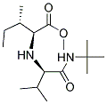 (r)-(9ci)-n-[1-[[(1,1-二甲基乙基)氨基]羰基]-2-甲基丙基]-L-異亮氨酸甲酯結構式_169533-20-4結構式