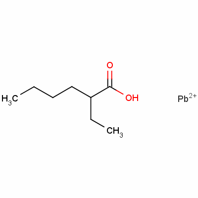 2-二乙基己酸鉛結(jié)構(gòu)式_16996-40-0結(jié)構(gòu)式