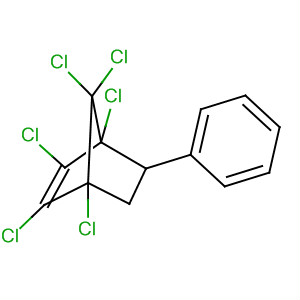 1,2,3,4,7,7-Hexachloro-5-phenyl-2-norbornene Structure,17064-54-9Structure