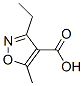 3-Ethyl-5-methyl-4-isoxazolecarboxylic acid Structure,17147-85-2Structure