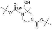 1,4-Di-boc-piperazine-2-carboxylic acid methyl ester Structure,171504-98-6Structure