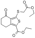 Ethyl3-[(2-ethoxy-2-oxoethyl)thio]-4-oxo-4,5,6,7-tetrahydrobenzo[c]thiophene-1-carboxylate Structure,172516-34-6Structure