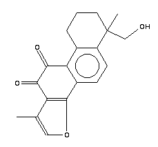 丹參酮 IIB結(jié)構(gòu)式_17397-93-2結(jié)構(gòu)式