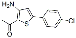 1-[3-Amino-5-(4-chlorophenyl)-2-thienyl]ethan-1-one Structure,175137-02-7Structure