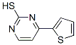 4-(2-Thienyl)pyrimidine-2-thiol Structure,175202-75-2Structure