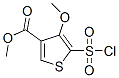 Methyl 5-chlorosulfonyl-4-methoxythiophene-3-carboxylate Structure,175203-45-9Structure