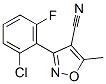 3-(2-Chloro-6-fluorophenyl)-5-methylisoxazole-4-carbonitrile Structure,175204-41-8Structure