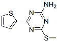 4-(Methylthio)-6-(2-thienyl)-1,3,5-triazin-2-amine Structure,175204-61-2Structure