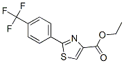 2-(4-Trifluoromethyl-phenyl)-thiazole-4-carboxylic acid ethyl ester Structure,175204-88-3Structure